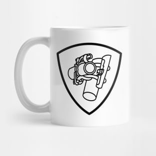 Right Angle Crest Mug